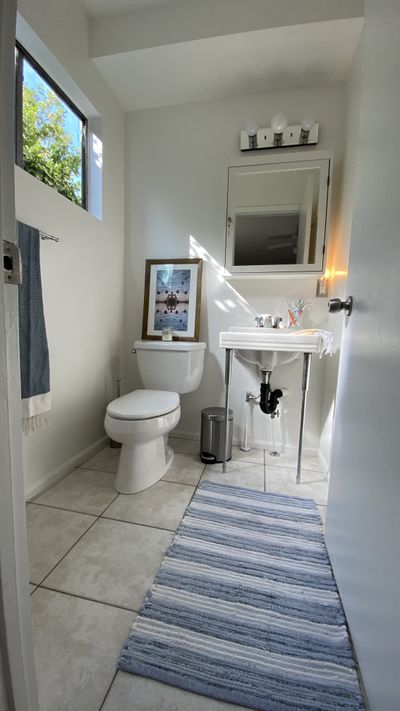 Bathroom repair and rebuild with pedestal sink, Chestnut Hill PA