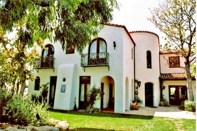 Custom Spanish Colonial home completed Los Angeles CA