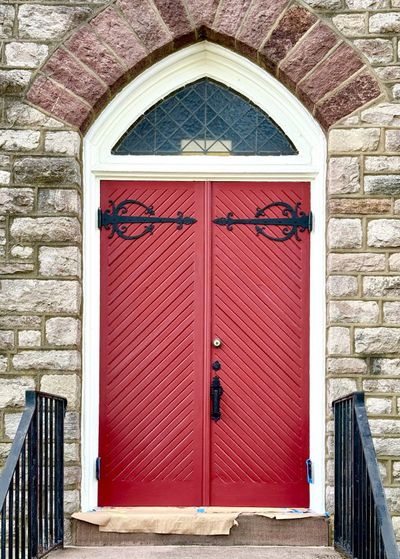 Main entrance after restoration — Blue Bell PA
